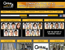 Tablet Screenshot of century21.sg